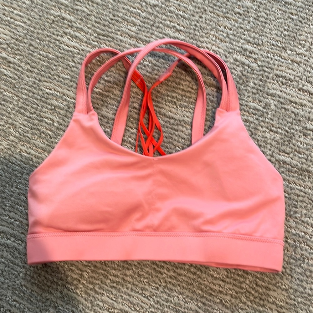 Pink & Red Crossback Sportbra